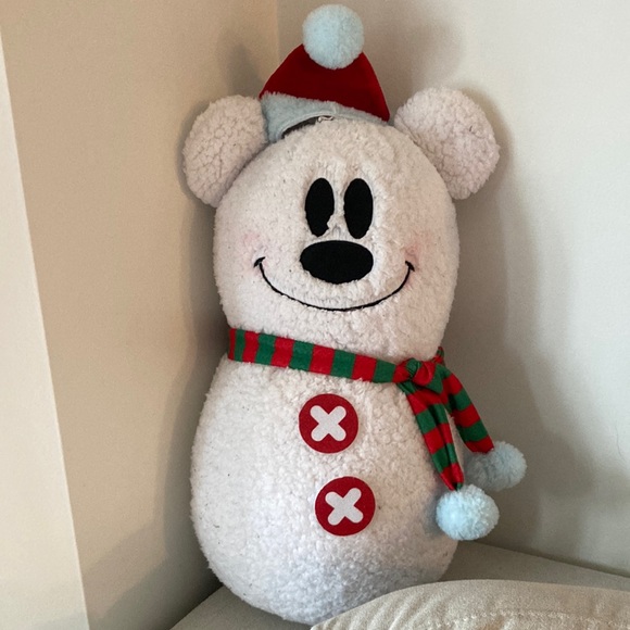 Disney 19.29-in Door Decoration Mickey Mouse Snowman Christmas Decor - Picture 1 of 2